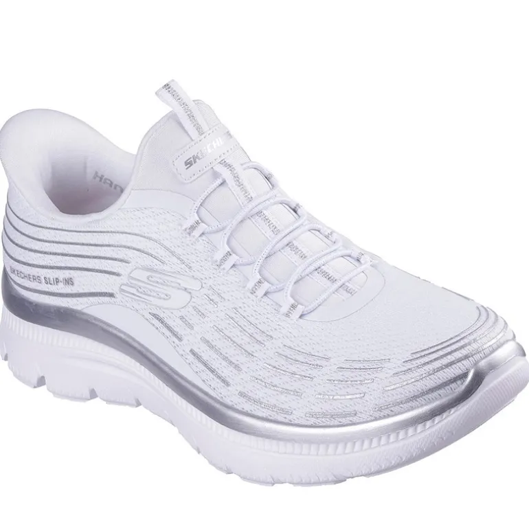 Dame slip in sneakers Summits Plus Hvid