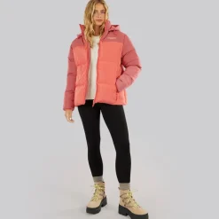 Dame St Agnes Kort Dunjakke Rød