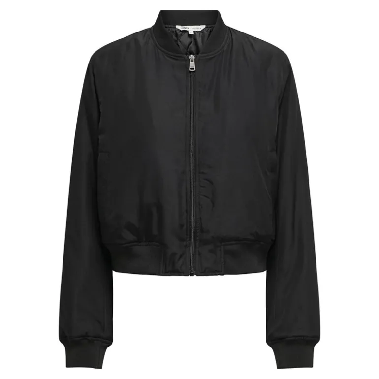 Dame Stephanie Bomberjakke Sort