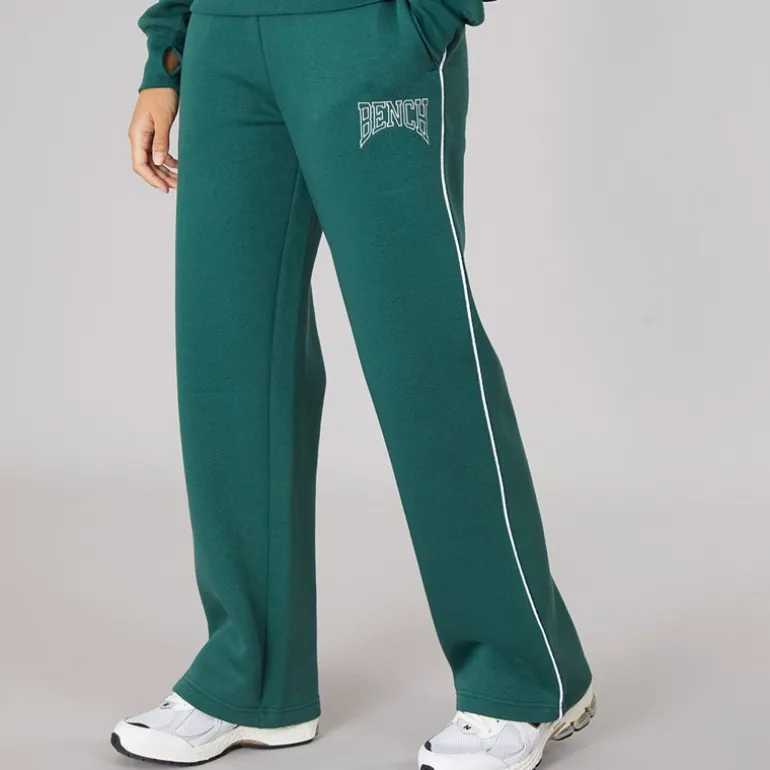 Dame Sura Bukser med vide ben, dyb smaragdgrøn