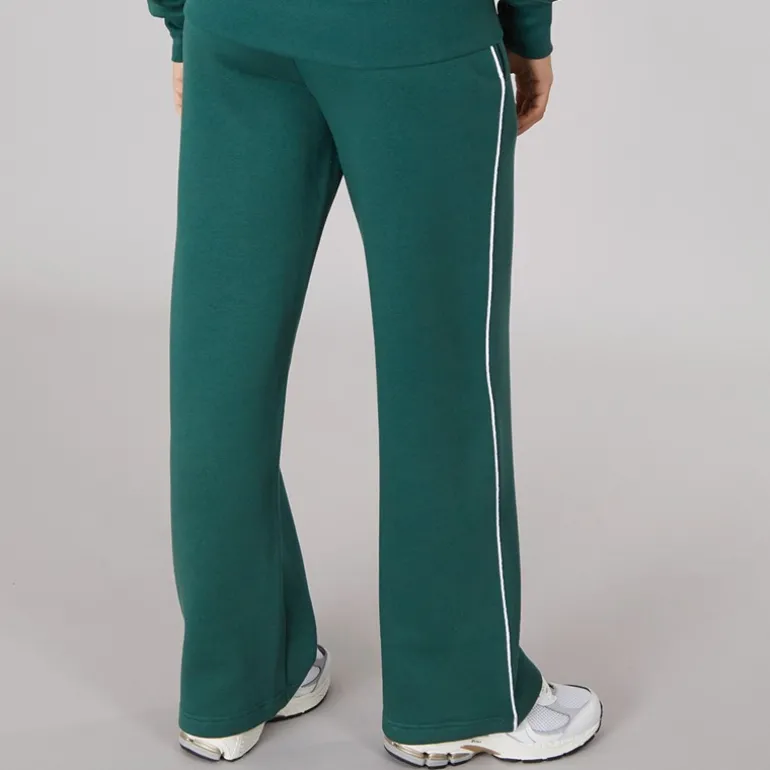Dame Sura Bukser med vide ben, dyb smaragdgrøn