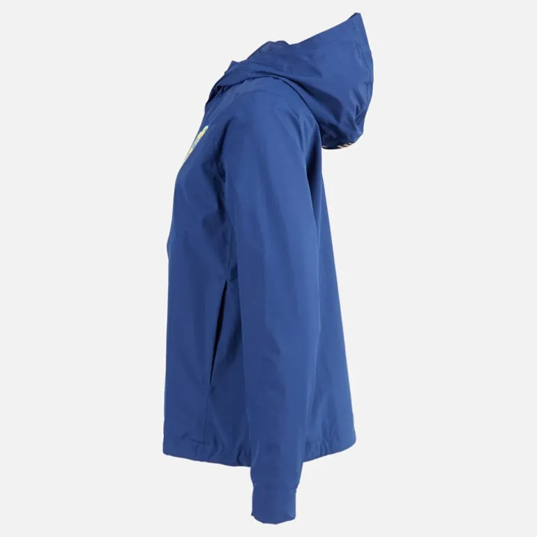 Dame SVFF Sverige Vandtæt Storm Jakke Team Navy Blue/Easy Yellow