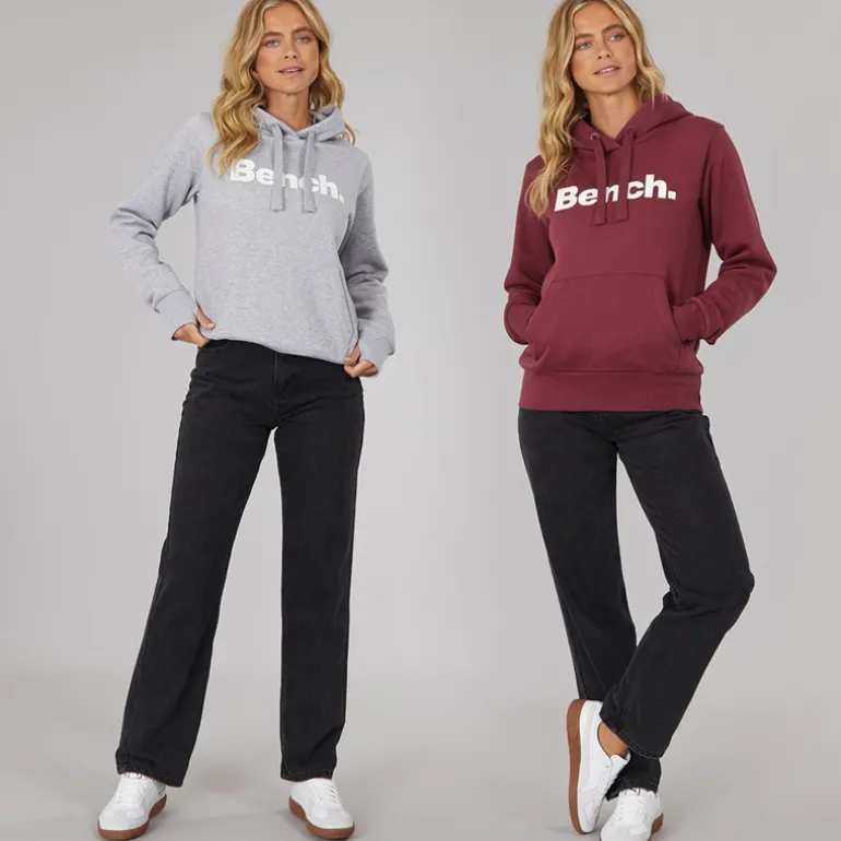 Dame To Pak Hættetrøjer Gråmeleret Cordovan