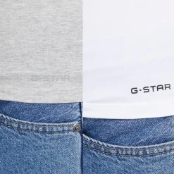 Dame to pak vest Bright White/​Light Grey Marl