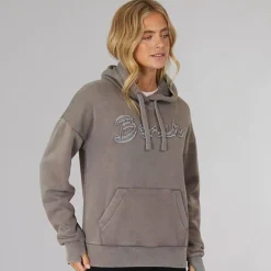 Dame Trait Hættetrøje Grafit Grå