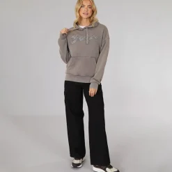 Dame Trait Hættetrøje Grafit Grå