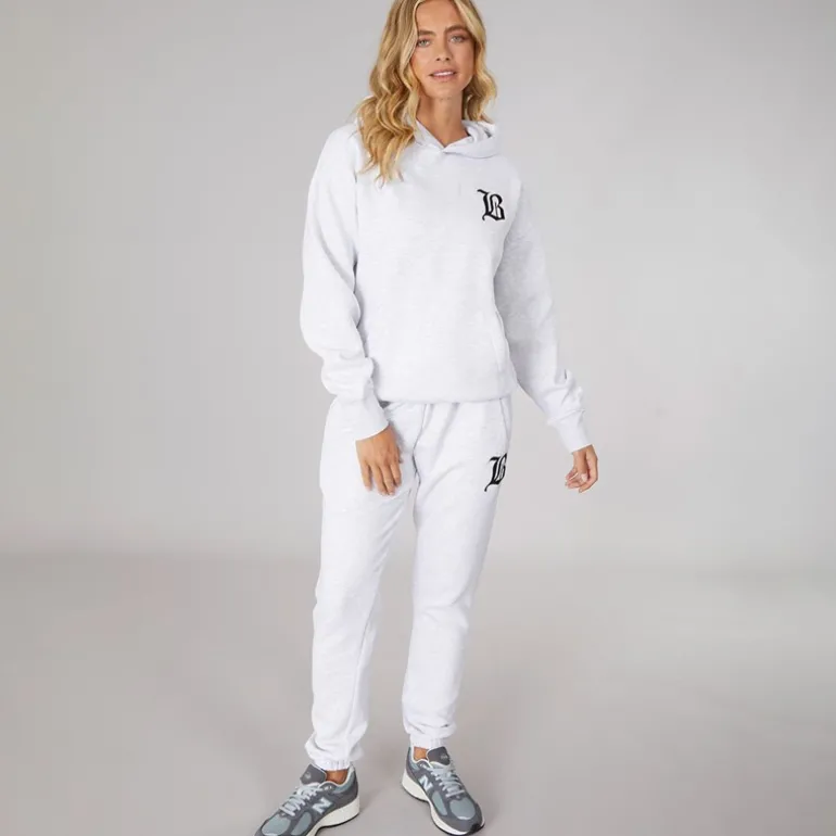 Dame Træningsdragt Grå Melange