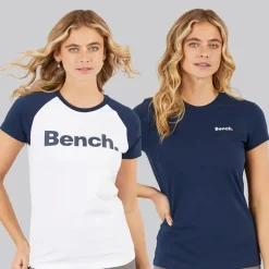 Dame T-shirts Nerissa Topak Hvid/​Blå