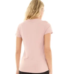 Dame Tuiren T-shirt Licht Stoflig Roze