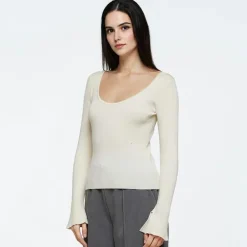 Dame Twusti Sweater 0105 Antique White