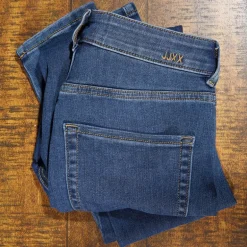 Dame Vienna Skinny Jeans Mørk Blå Denim