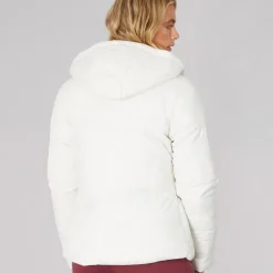 Dame Willah Kort Dunjakke Vinter Hvid