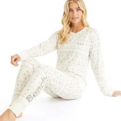 Dames Soffi Loungewear Sæt Vinterhvid