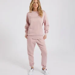 Dametøj Dera Træningssæt Vasket Mørk Rosa