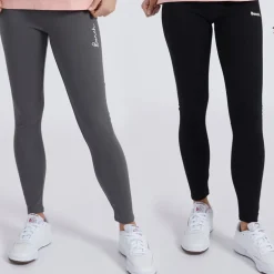 Dametøj Tamna Leggings To Pak Sort/Antracit