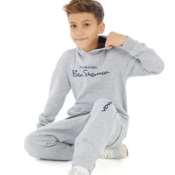 Drenge Big Sig Træningstøj Grå