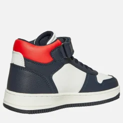 Drenge Boston Mid Træningssko Navy/​Rød