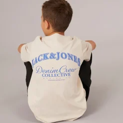 Drenge Brandes Ryg To Pakke T-shirts Moonbeam /​ Ocean View