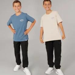 Drenge Brandes Ryg To Pakke T-shirts Moonbeam /​ Ocean View