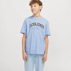 Drenge Caleb Varsity T-shirt Chambray Blå