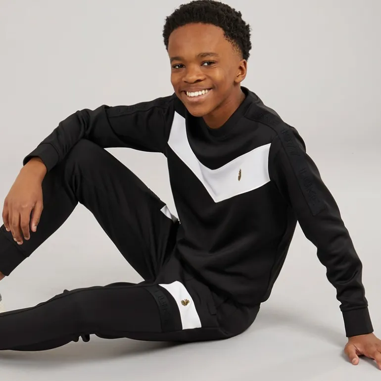 Drenge Casa Træningsdragt Sort/Hvid