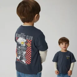 Drenge Dartin T-Shirt Ombre Blå