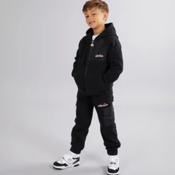 Drenge Dylan Polarfleece Hættetrøje Og Joggingbukser Sort