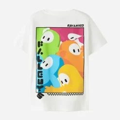 Drenge Fall Guys Abner T Shirt Bright White