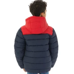 Drenge Farveblok Oksel Pufjakke Blå Blazer