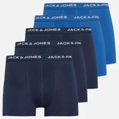 Drenge fem pak bokser trusser marineblå/​kobolt X3 Navy/​X2 Colbalt