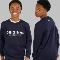 Drenge Fire Dele Hættetrøje Sweatshirt T-shirt Og Joggingbukser Sæt Navy/​Off White