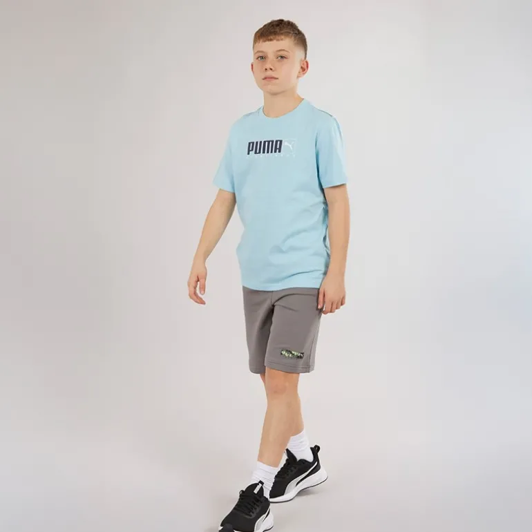 Drenge Grafik T-shirt Aqua