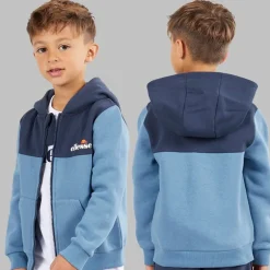 Drenge Harrison Hættetrøje T-Shirt Og Joggingbukser Sæt Blå / Hvid