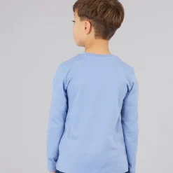 Drenge langærmet T-shirt Lilac Blue