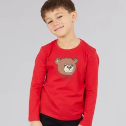 Drenge langærmet T-shirt Spicy Red