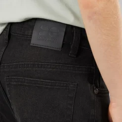 Drenge lige jeans sort vasket