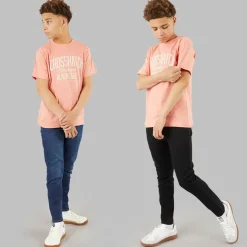 Drenge Lige To Pak Jeans Mørk Vask/​Sort