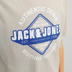 Drenge Logo T-Shirt Moonbeam