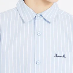 Drenge Lomous skjorte og chino shorts sæt blå og hvid stribet/​navy Blue & White Stripe /​ Navy