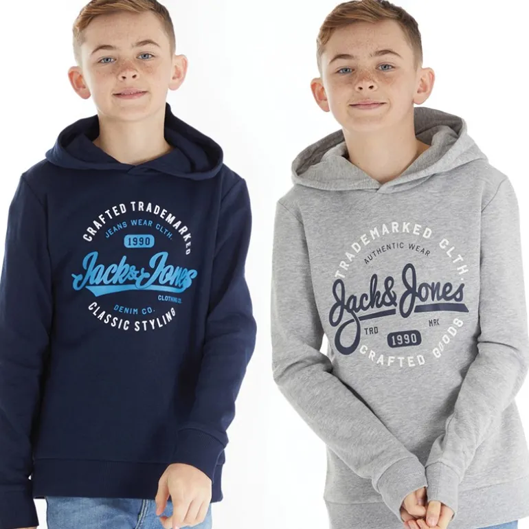 Drenge Mikk To-pak Hoodies Blå Blazer/Lysegrå Melange