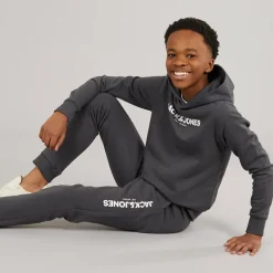 Drenge Rarry Hættetrøje Og Joggingbukser Træningsdragt Asfalt