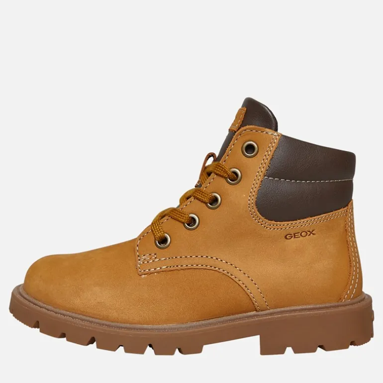 Drenge Shaylax Indvendig Lynlås Støvler Gul/Brun