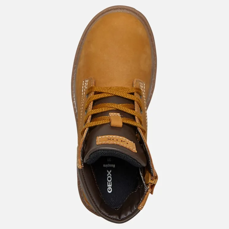 Drenge Shaylax Indvendig Lynlås Støvler Gul/Brun