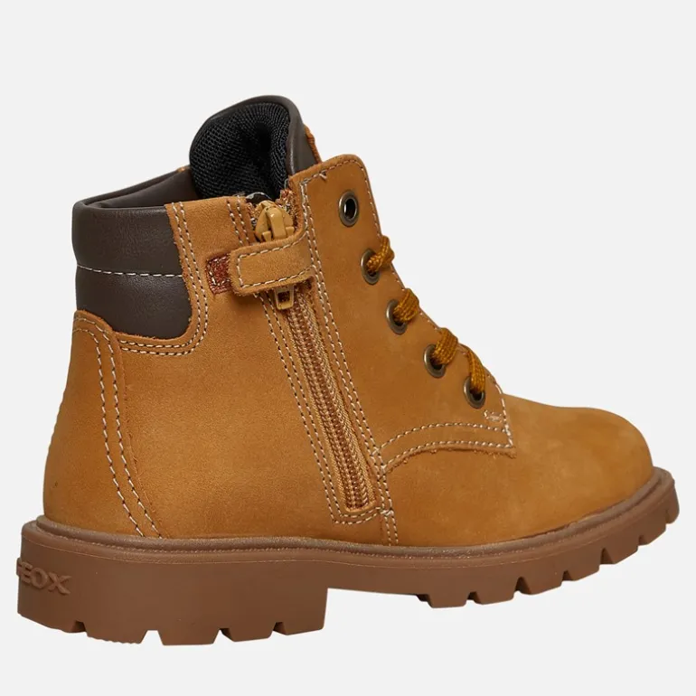 Drenge Shaylax Indvendig Lynlås Støvler Gul/Brun