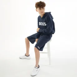 Drenge Shorts af jerseystof Blå