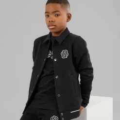 Drenge skjorte jakke Sort