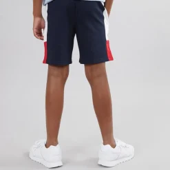 Drenge Sliced Side Shorts af jerseystof Blå