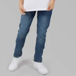 Drenge slim fit jeans mellemblå