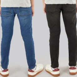 Drenge Slim To Pak Jeans Mellem Vask/​Sort Vasket