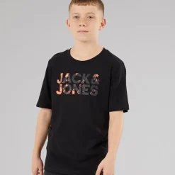 Drenge Splash Corp Logo T-shirts Sort